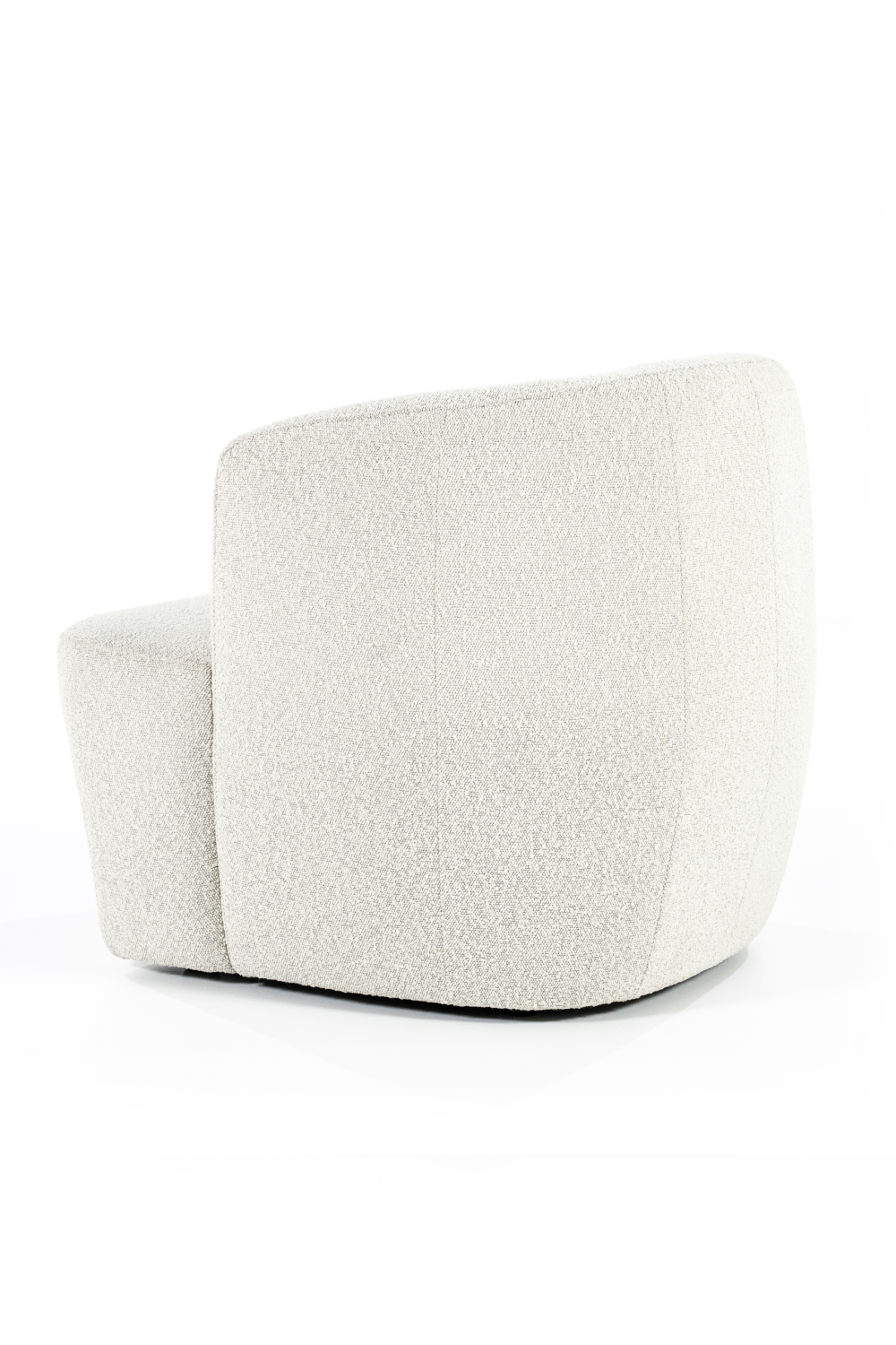 Boucle Upholstered Barrel Chair | Eleonora Charlotte | OROA.com
