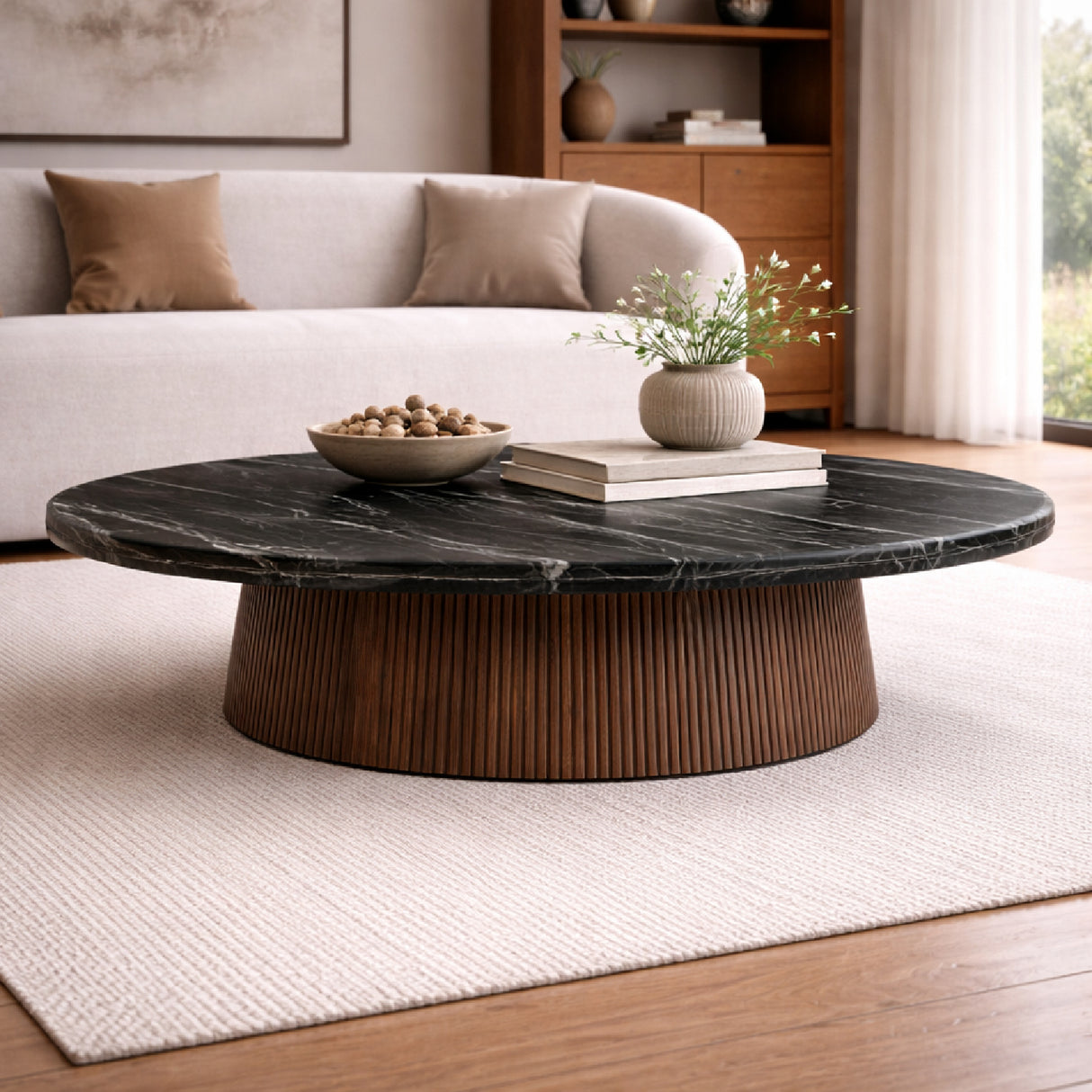 Black Marble Coffee Table | Oroa.com