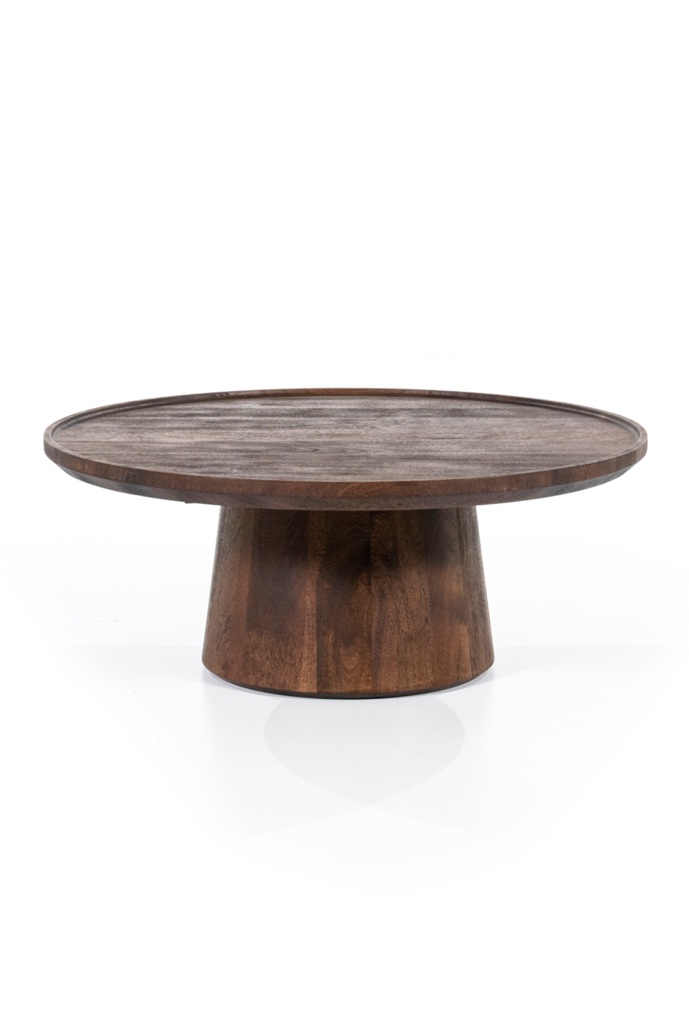 Wooden Pedestal Coffee Table | Eleonora Ron | OROA.com