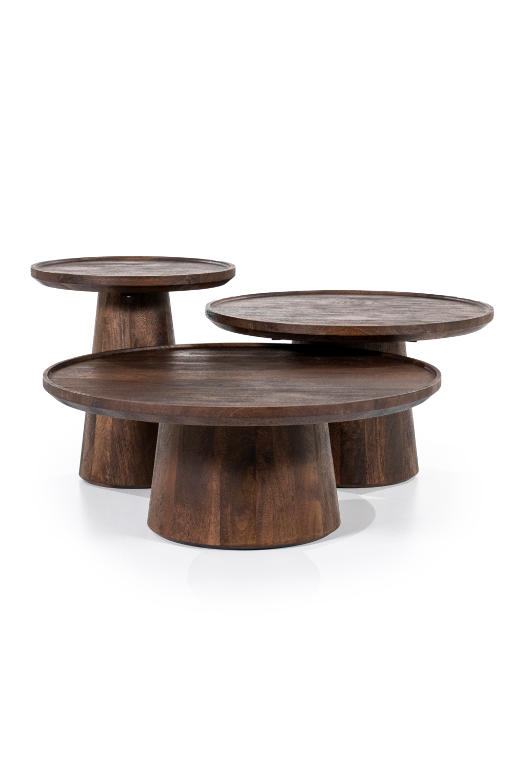 Wooden Pedestal Coffee Table | Oroa.com