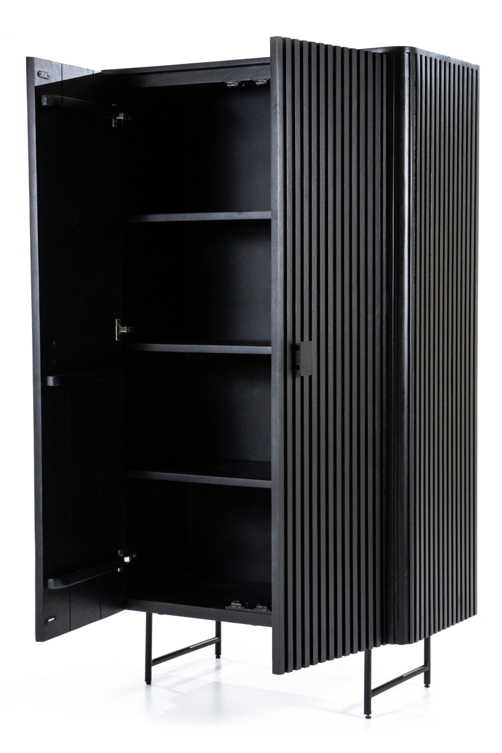 Black Mango Wood Cabinet | Oroa.com