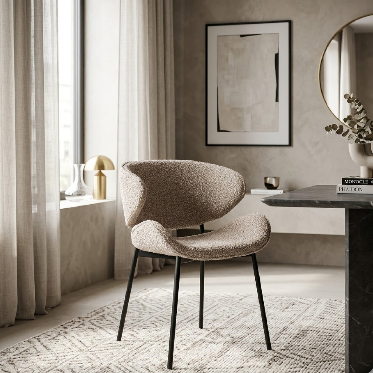 Upholstered Modern Dining Chair | Oroa.com