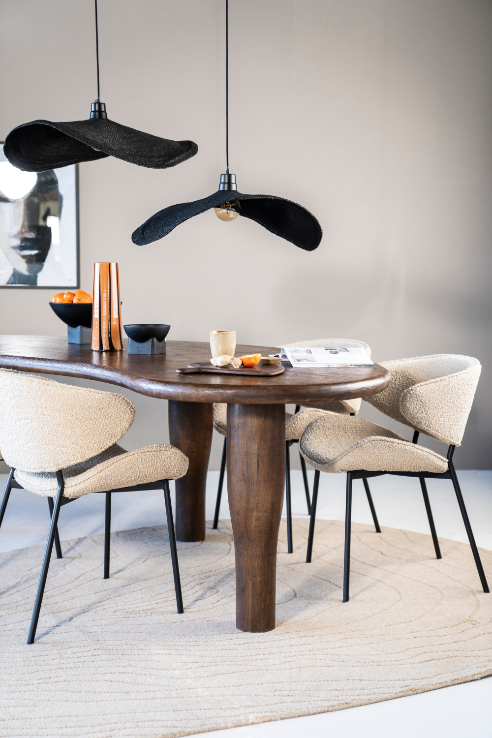 Upholstered Modern Dining Chair | Eleonora Tess | OROA.com