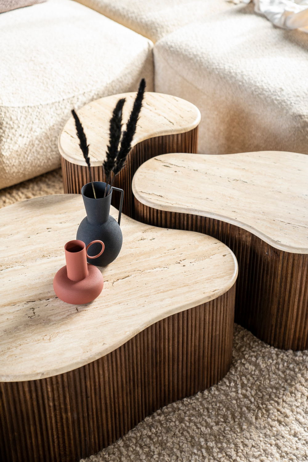 Organic Travertine Coffee Table | Oroa.com