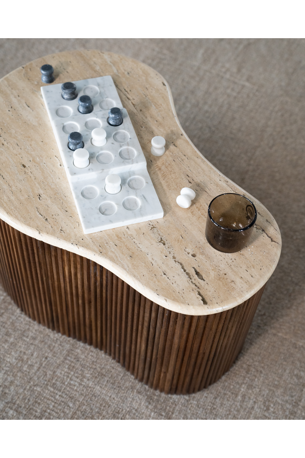 Organic Travertine Coffee Table | Oroa.com