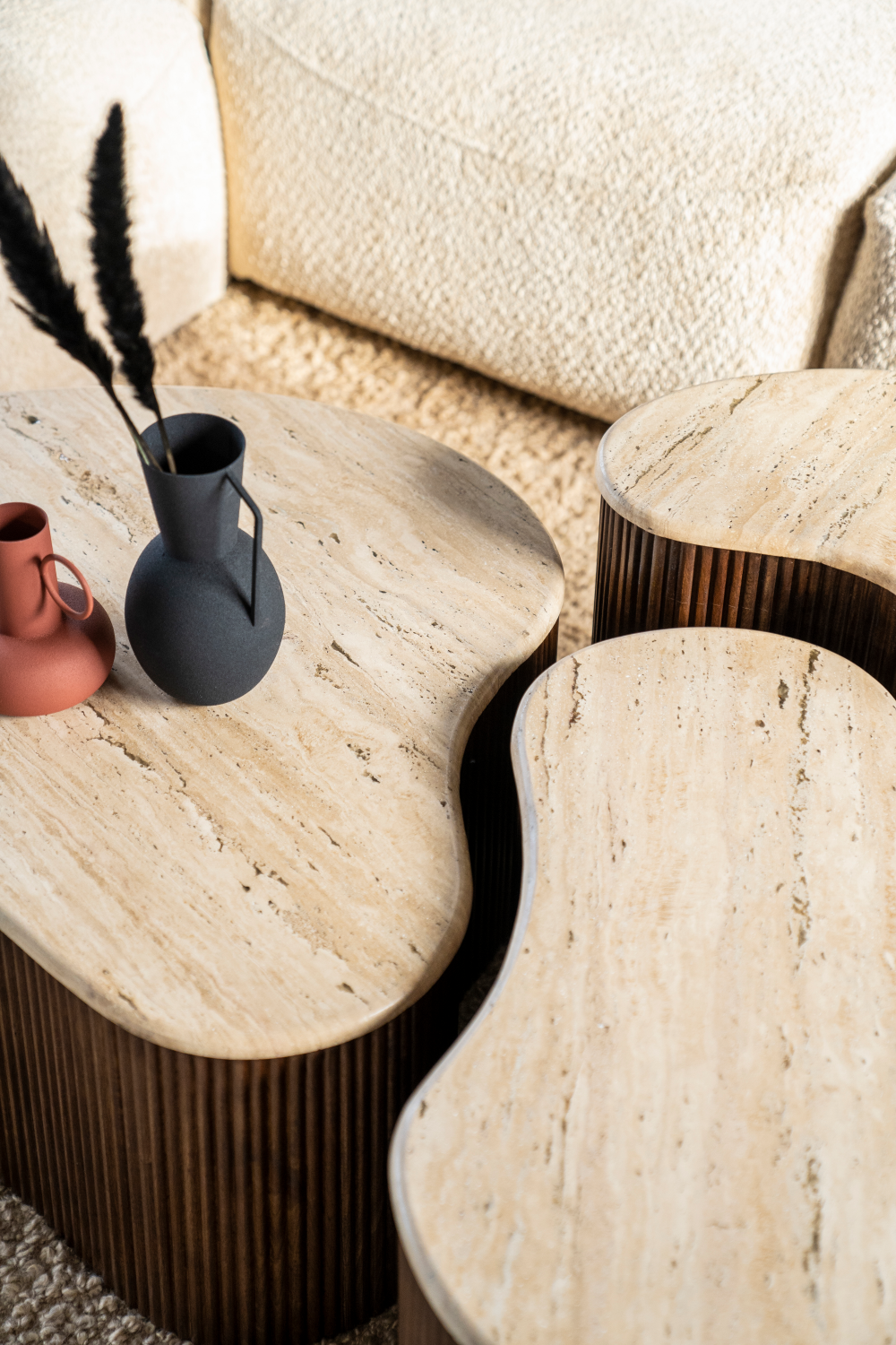 Organic Travertine Coffee Table | Oroa.com