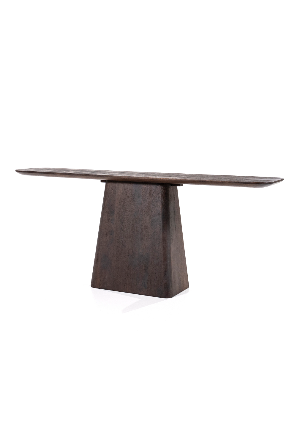 Mango Wood Pedestal Console Table | Oroa.com