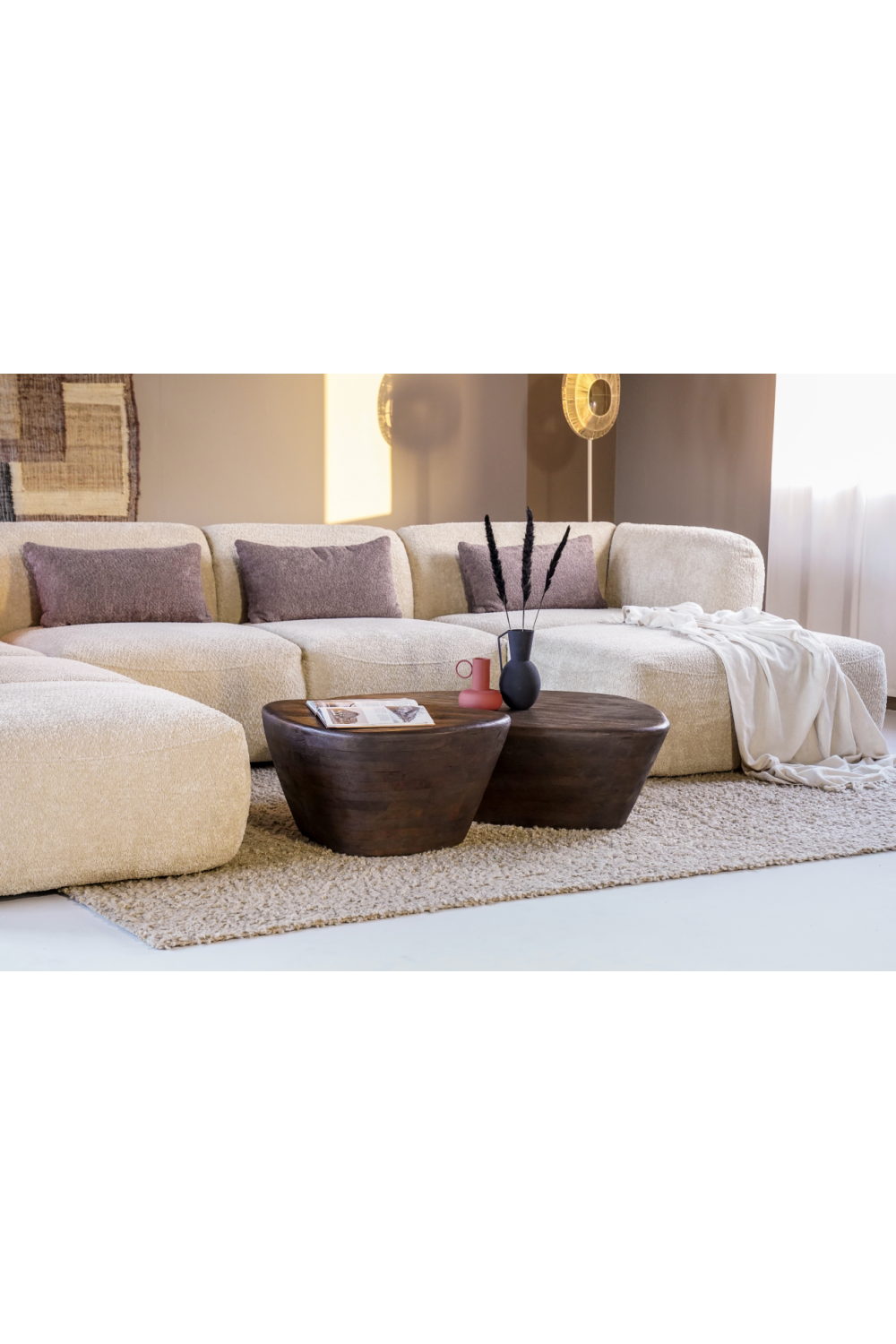 Wooden Free-Form Coffee Table S | Oroa.com