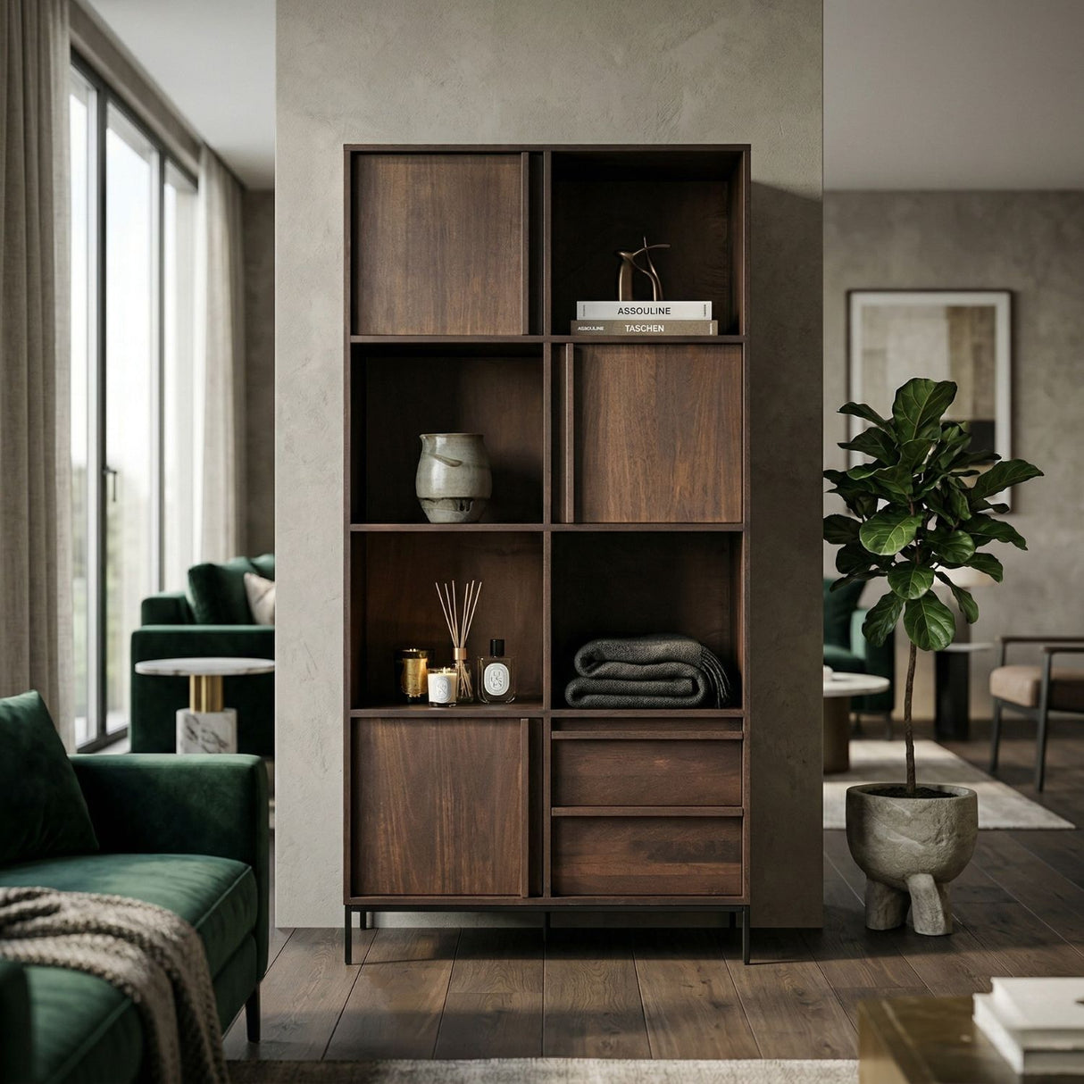 Brown Mango Display Cabinet | Oroa.com