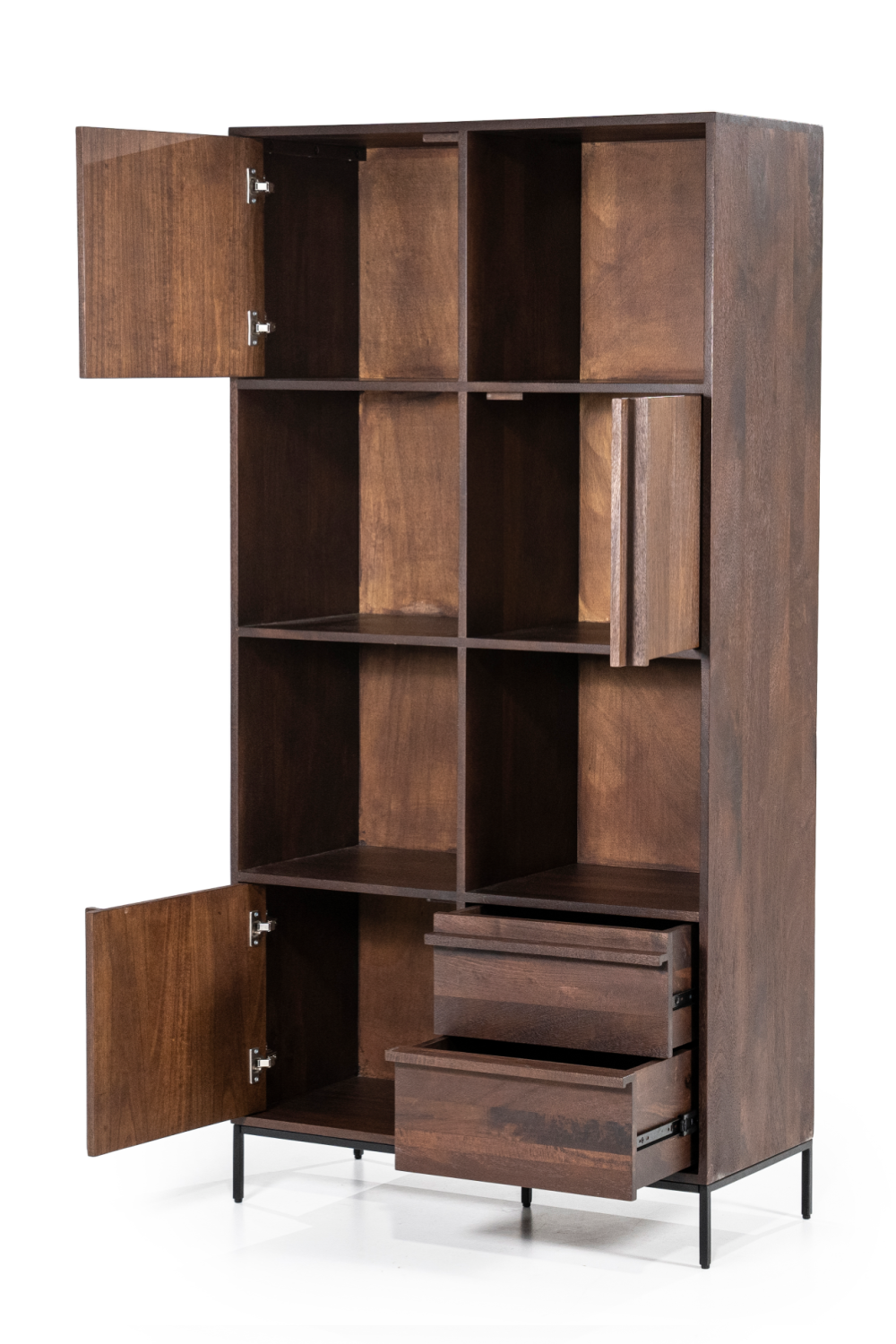 Brown Mango Display Cabinet | Eleonora Jimmy | OROA.com