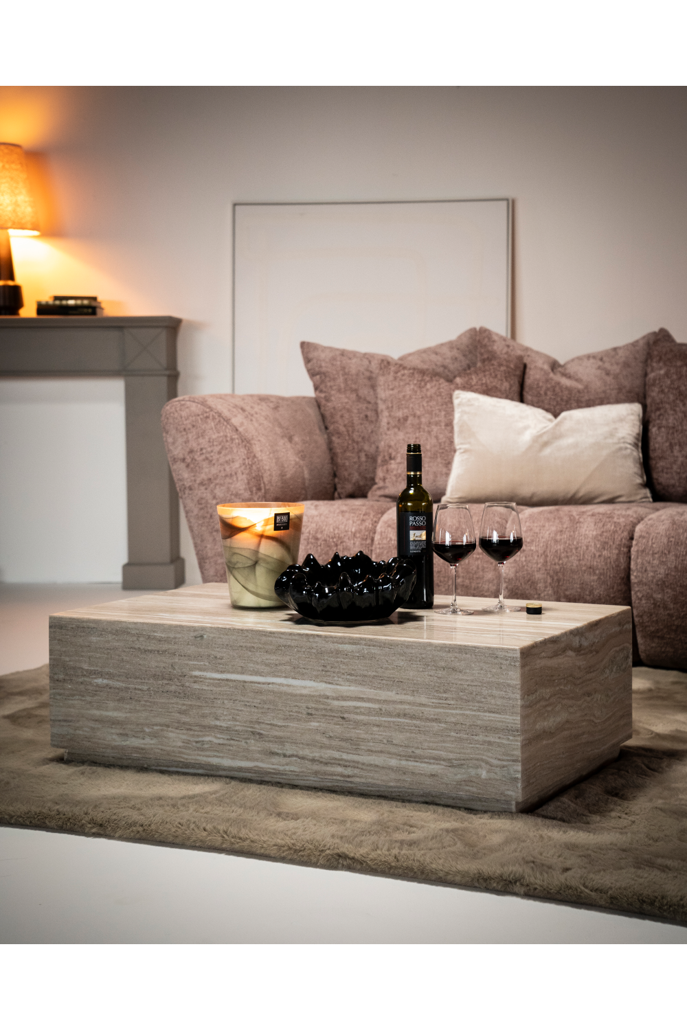Lacquered Marble Coffee Table | Oroa.com