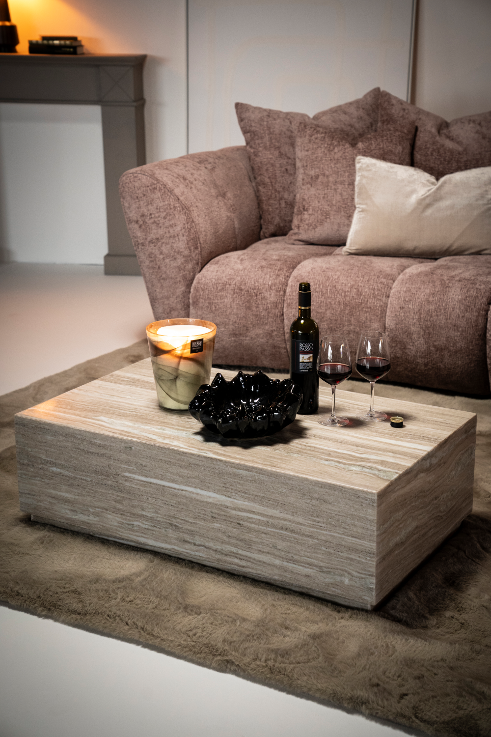 Lacquered Marble Coffee Table | Oroa.com