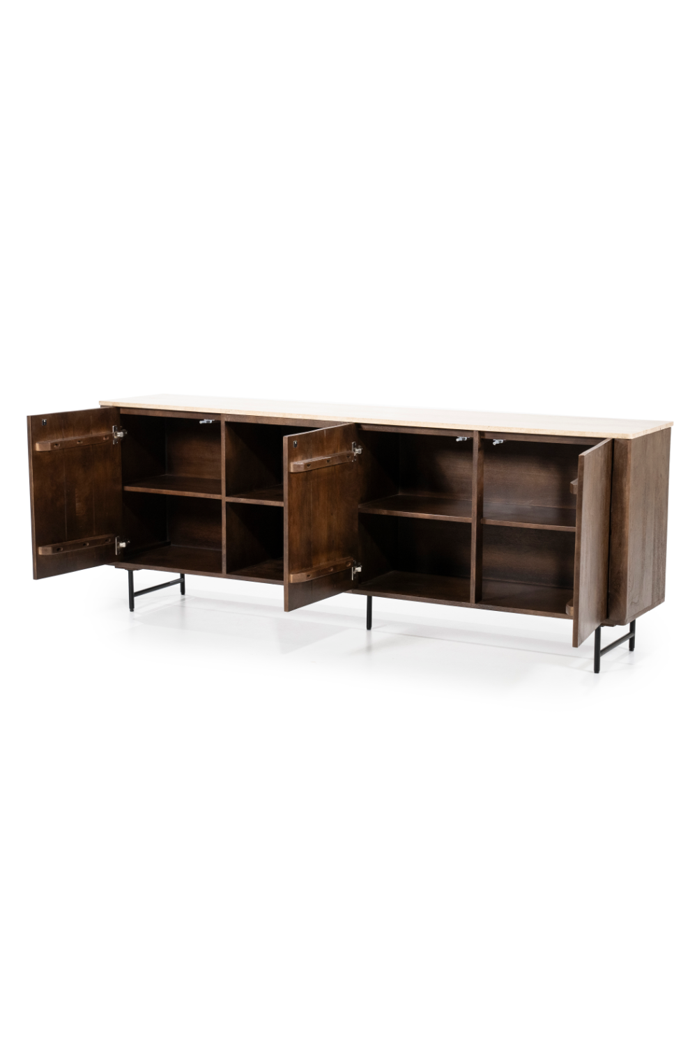 Mango Wood 3-Door Sideboard | Oroa.com
