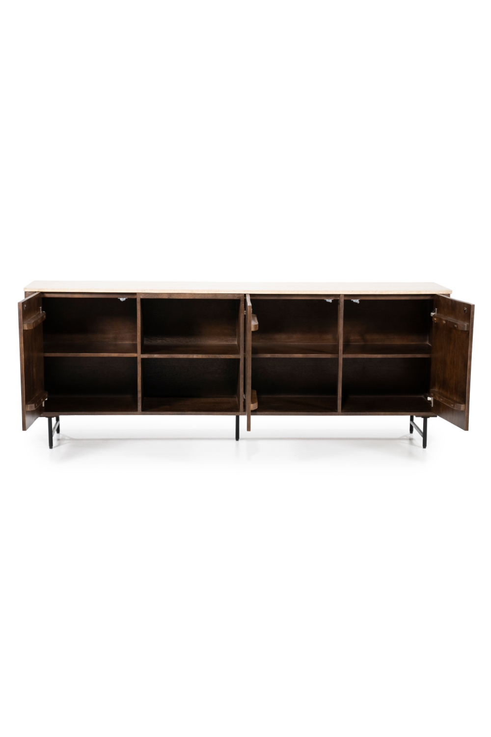 Mango Wood 3-Door Sideboard | Eleonora Lio | OROA.com