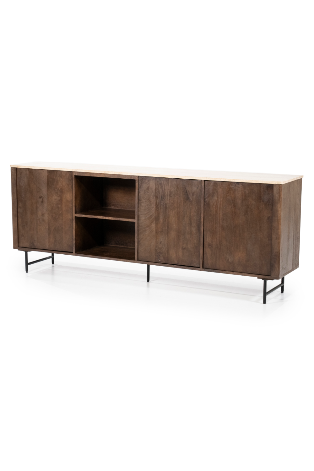 Mango Wood 3-Door Sideboard | Eleonora Lio | OROA.com