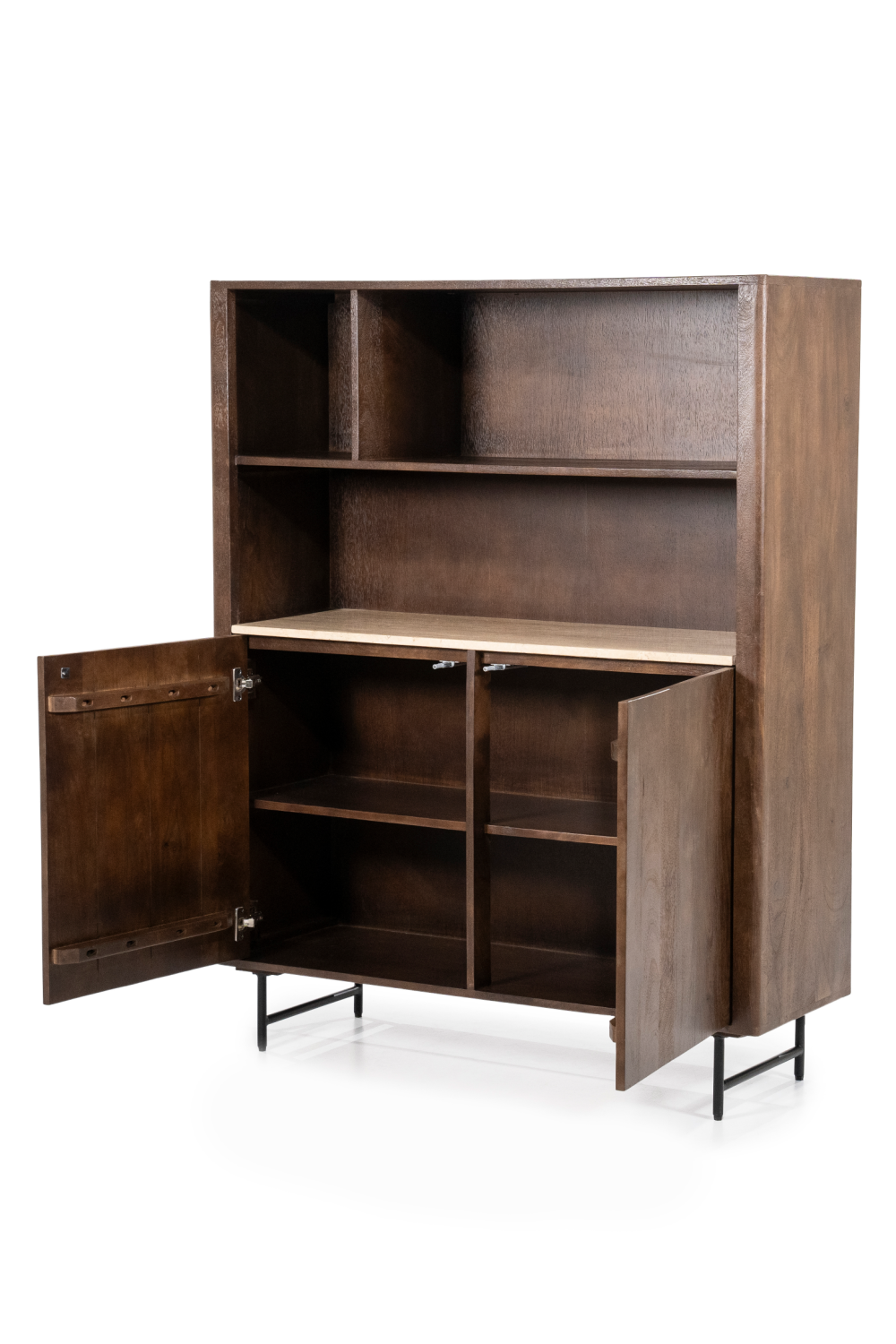 Mango Wood Bookcase | Eleonora Lio | OROA.com