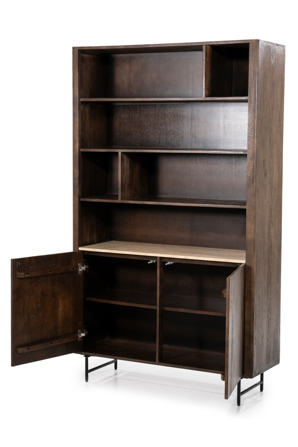 Mango Wood Bookcase | Eleonora Lio | OROA.com