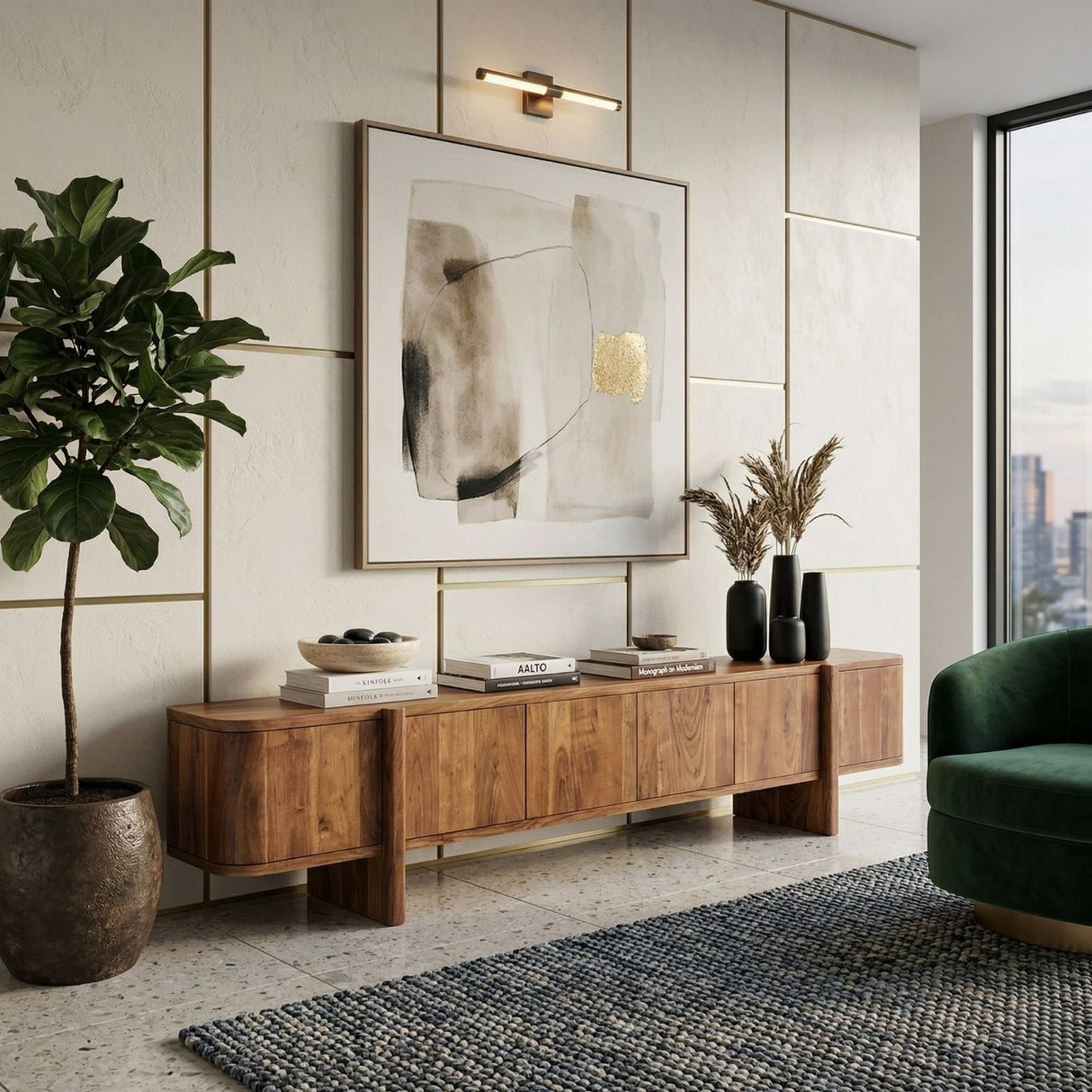 Acacia Farmhouse TV Cabinet | Oroa.com