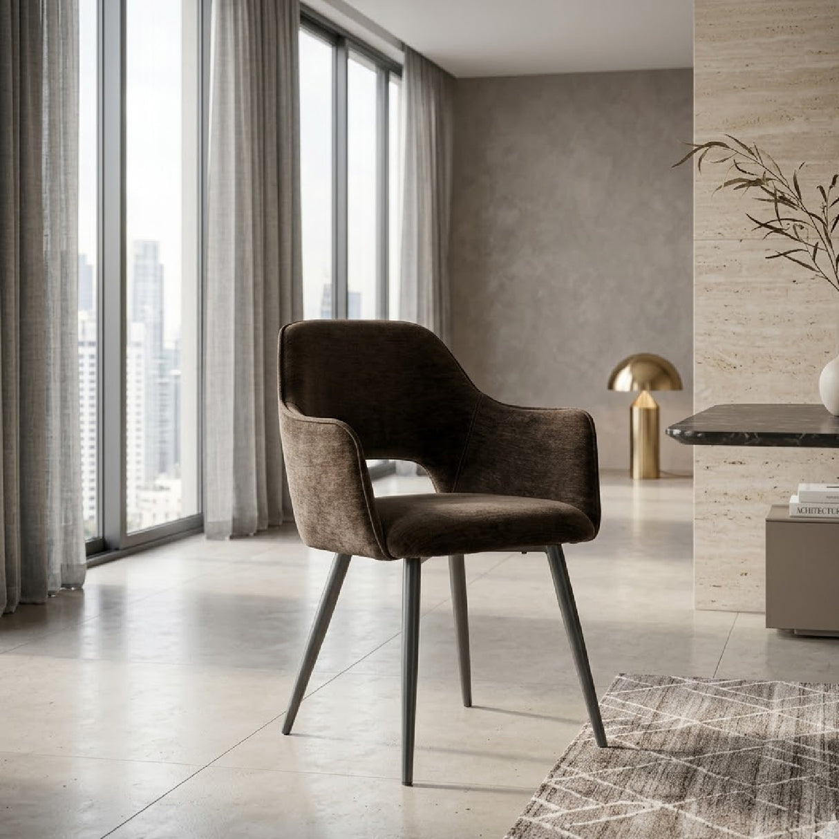 Fabric Cut-Out Dining Chair | Oroa.com