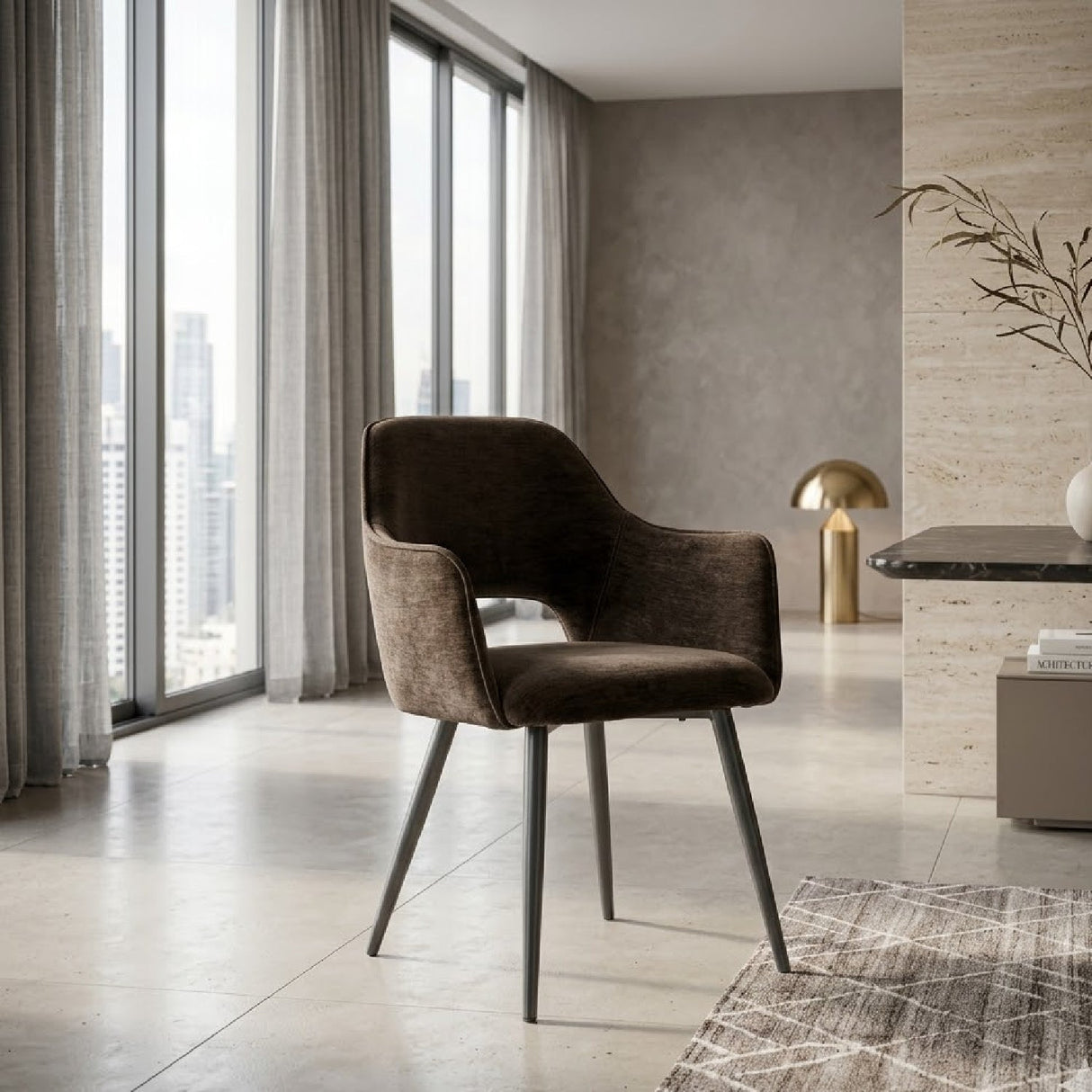 Fabric Cut-Out Dining Chair | Eleonora Esmee