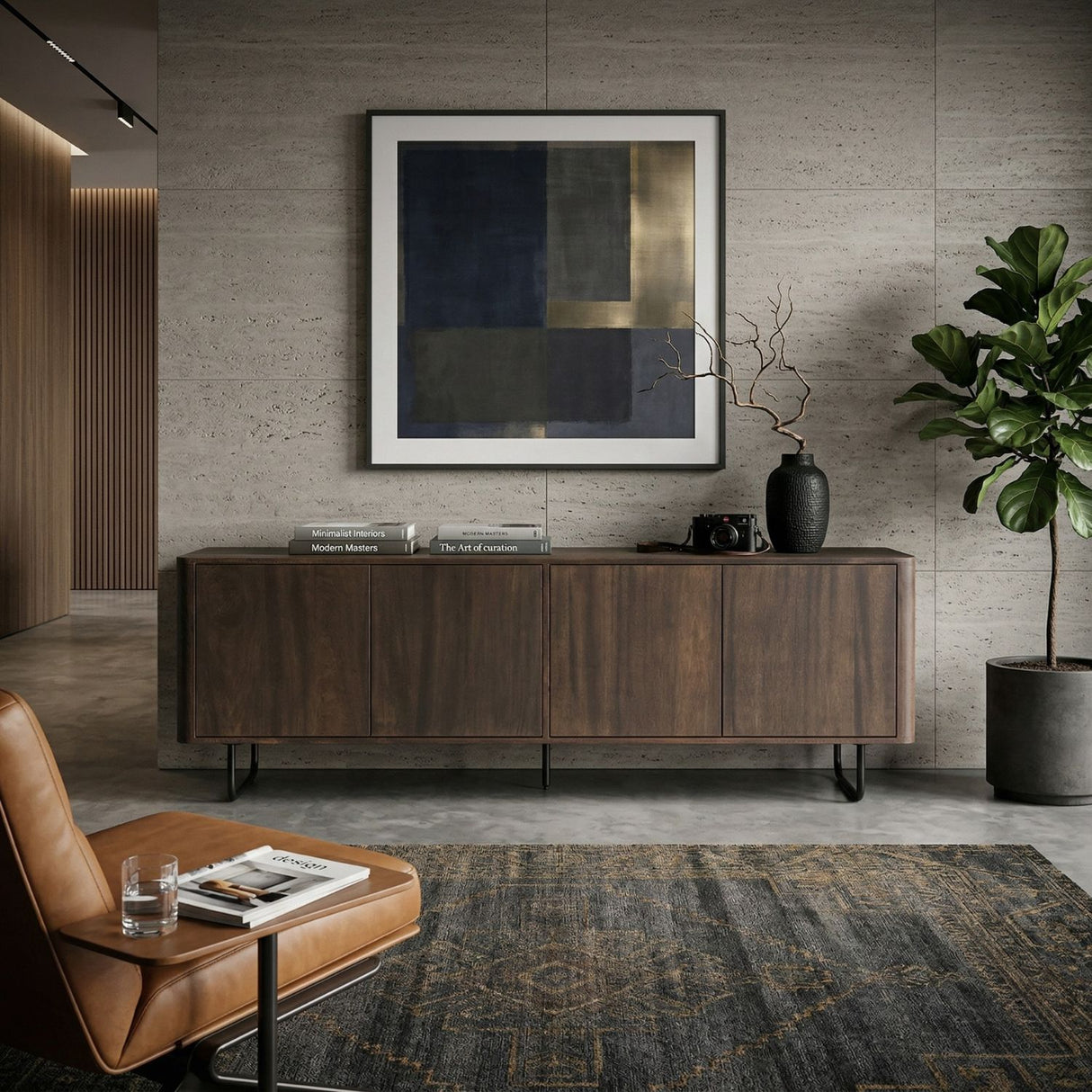 Mango Wood TV Cabinet | Oroa.com