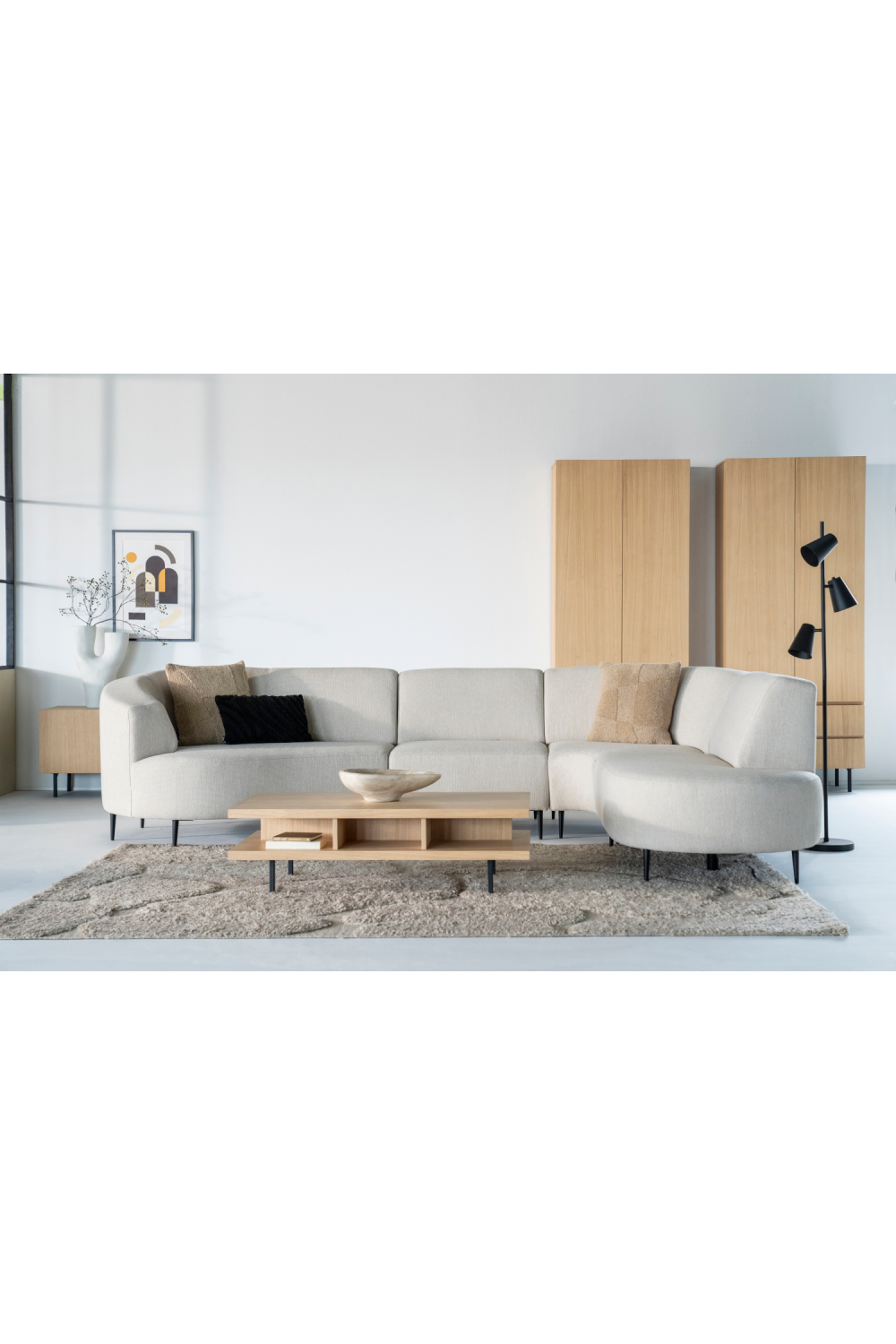 Natural Oak Coffee Table | Eleonora | OROA.com