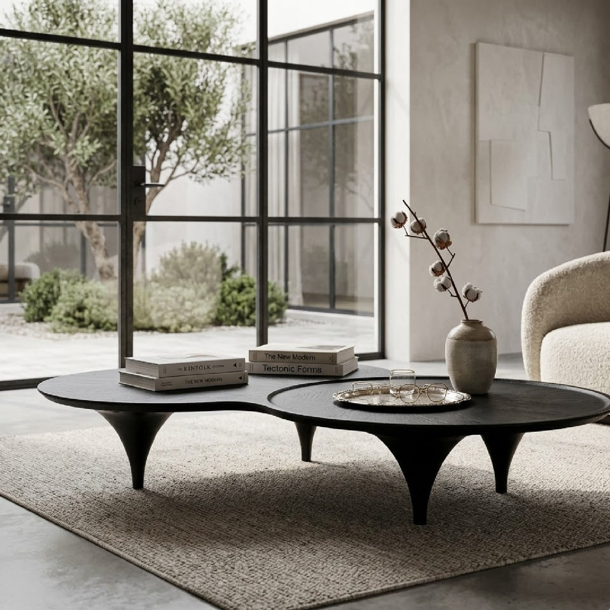 Black Oak Organic Coffee Table | Oroa.com