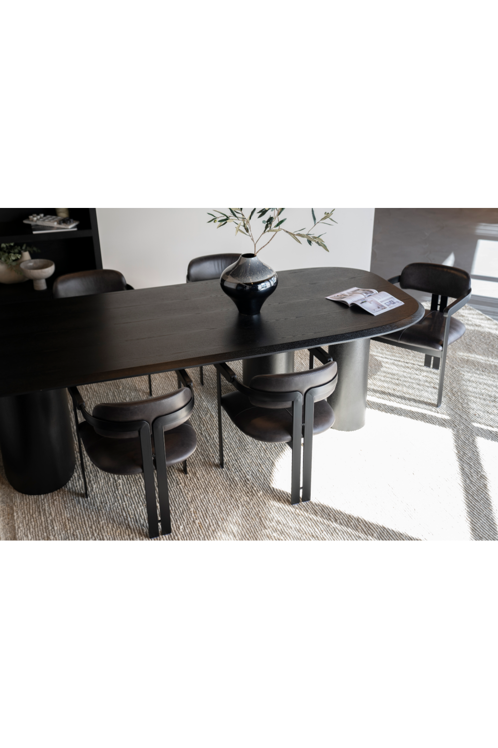 Black Oak Dining Table | Oroa.com