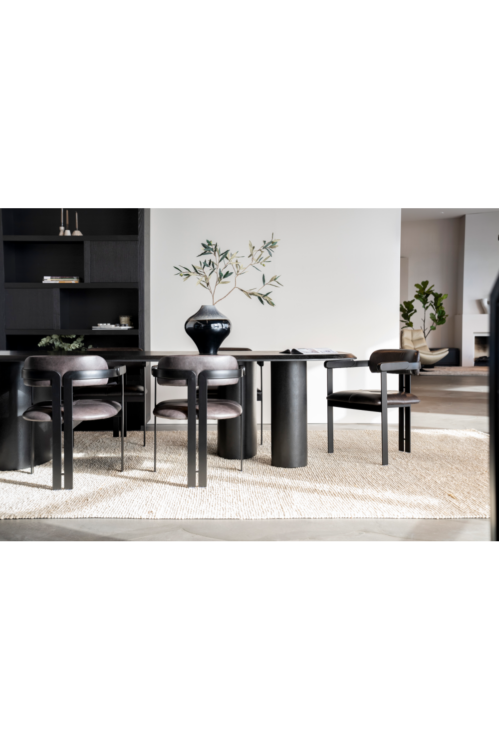 Black Oak Dining Table | Oroa.com
