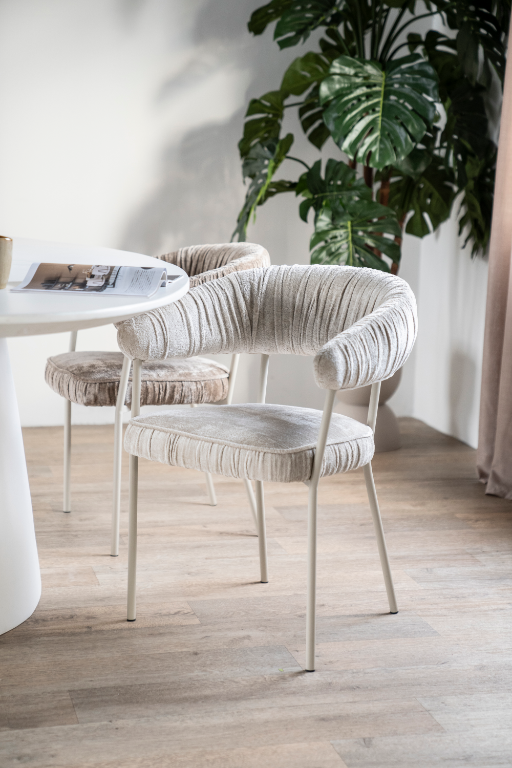 Fabric Upholstered Dining Chair | Eleonora Lizzy | OROA.com