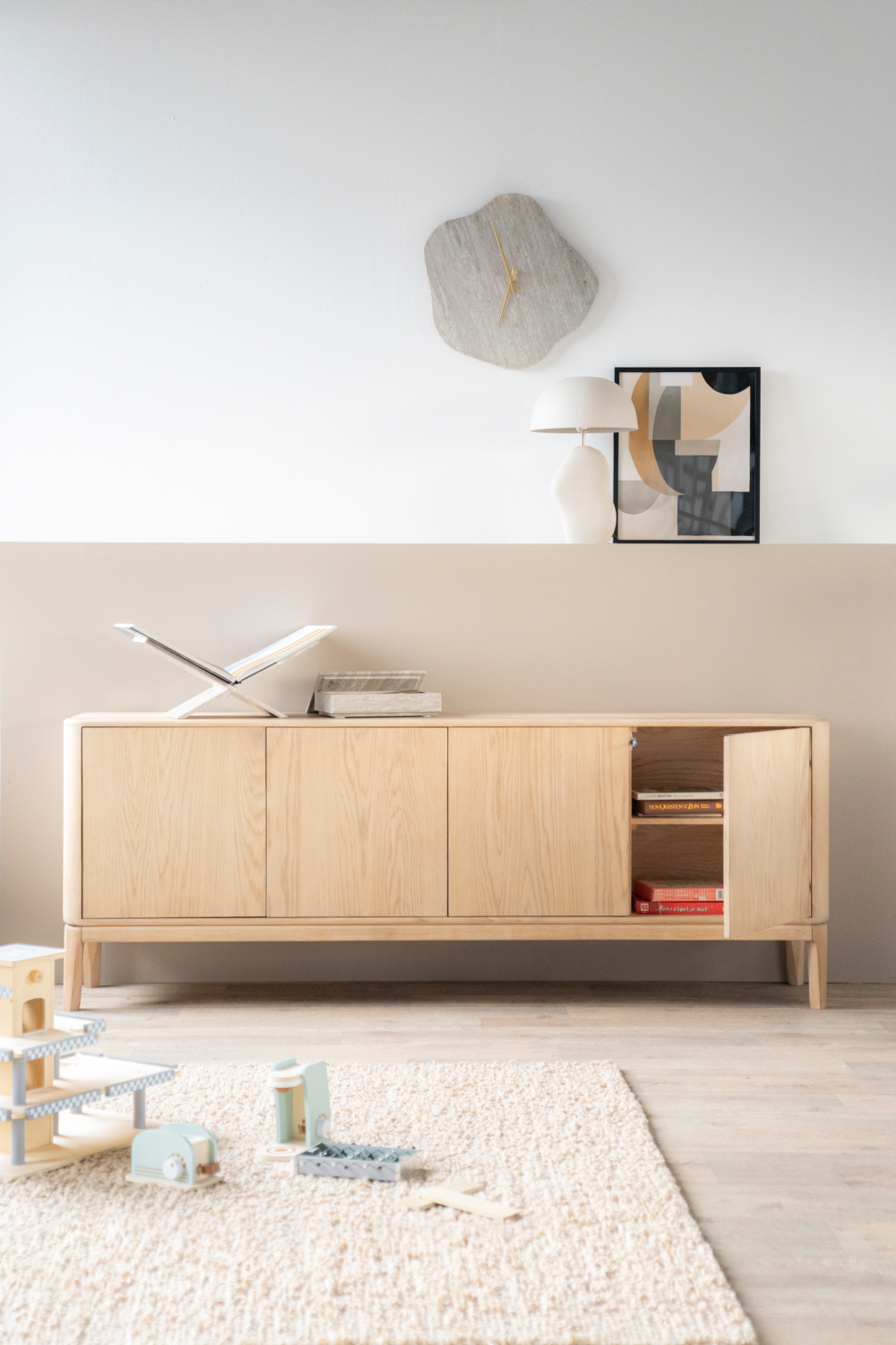 Oak 4-Door Sideboard | Oroa.com