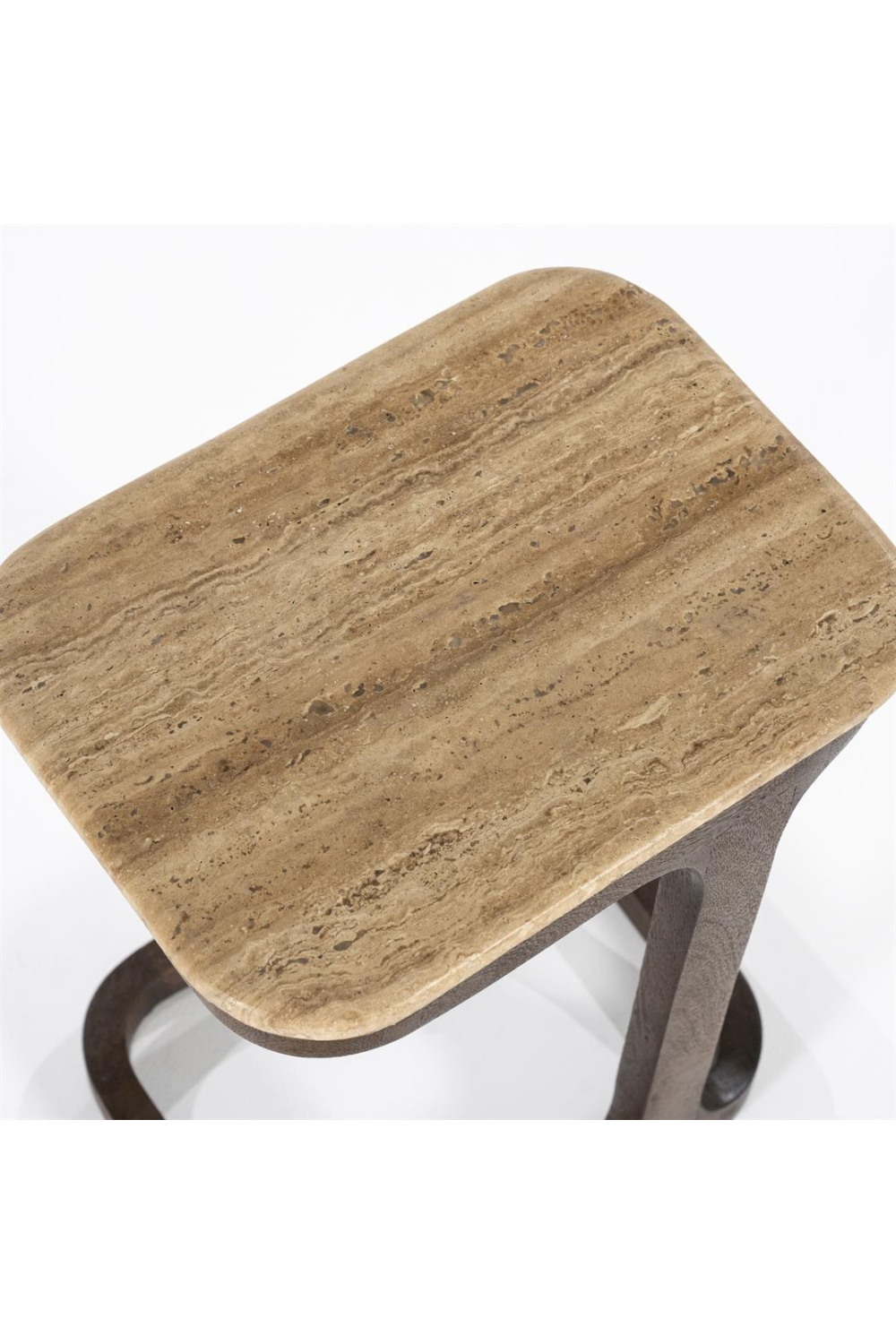 Travertine End Table | Eleonora Tyler | OROA.com