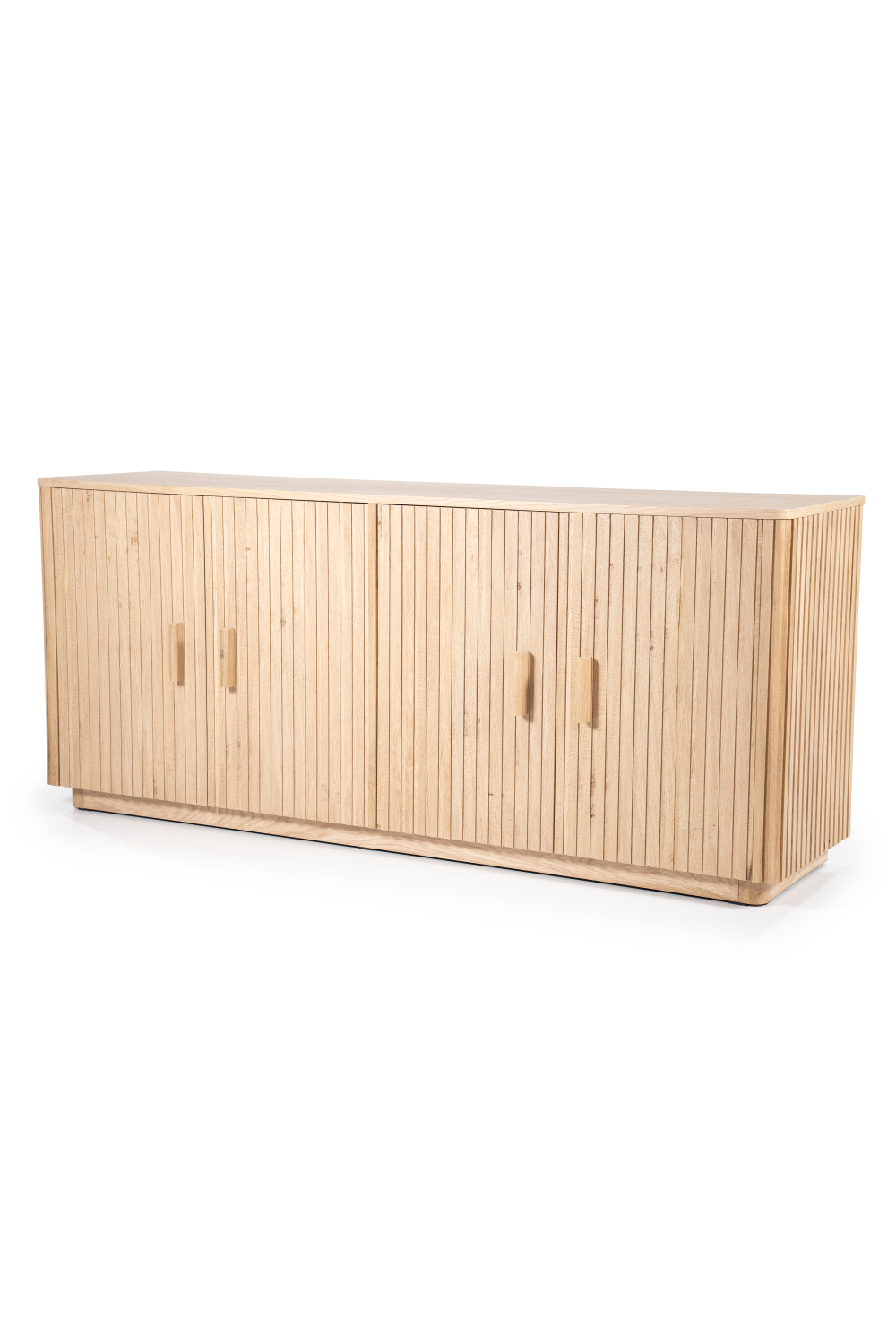 Oak Fluted 4-Door Sideboard | Oroa.com