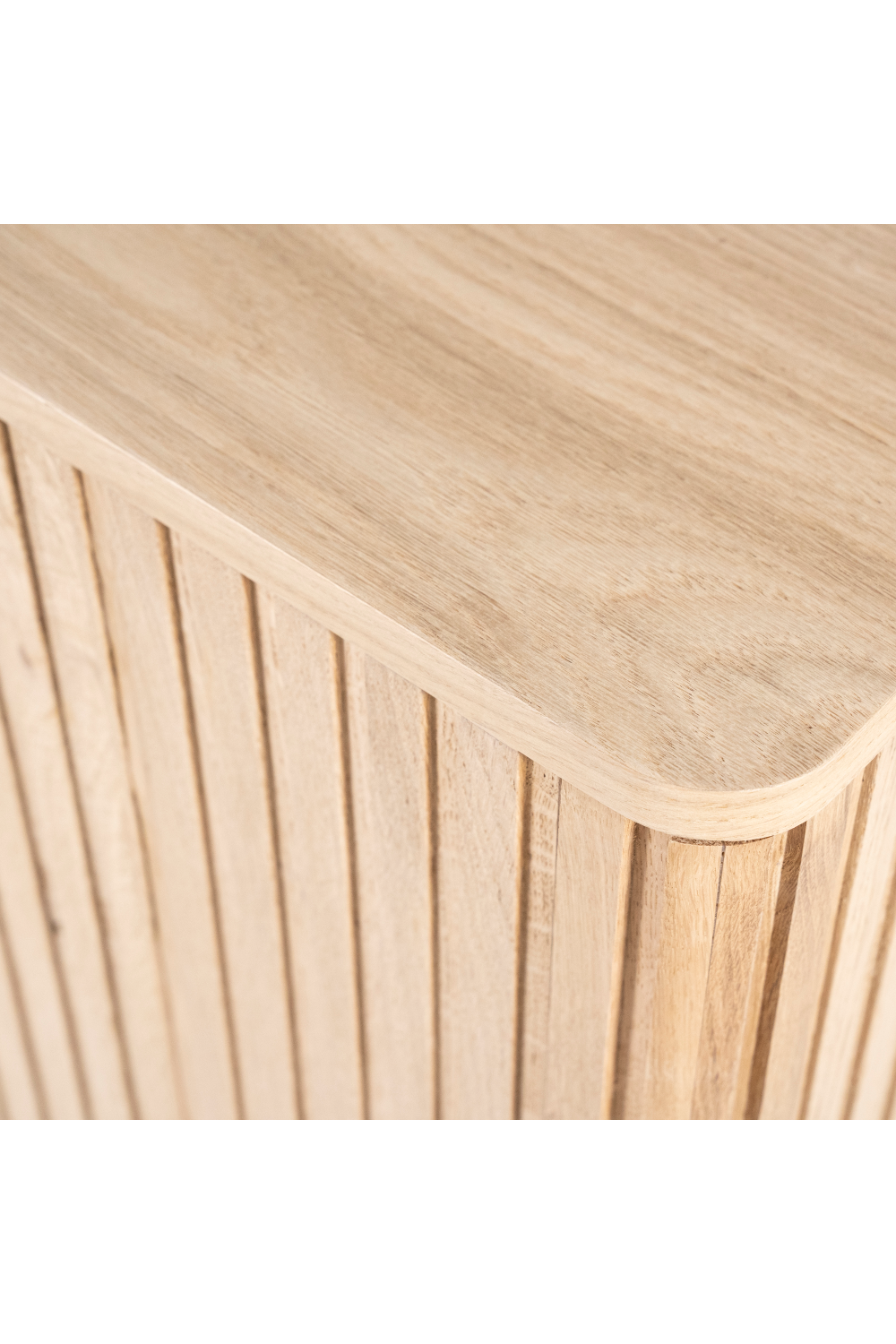 Oak Fluted 4-Door Sideboard | Oroa.com