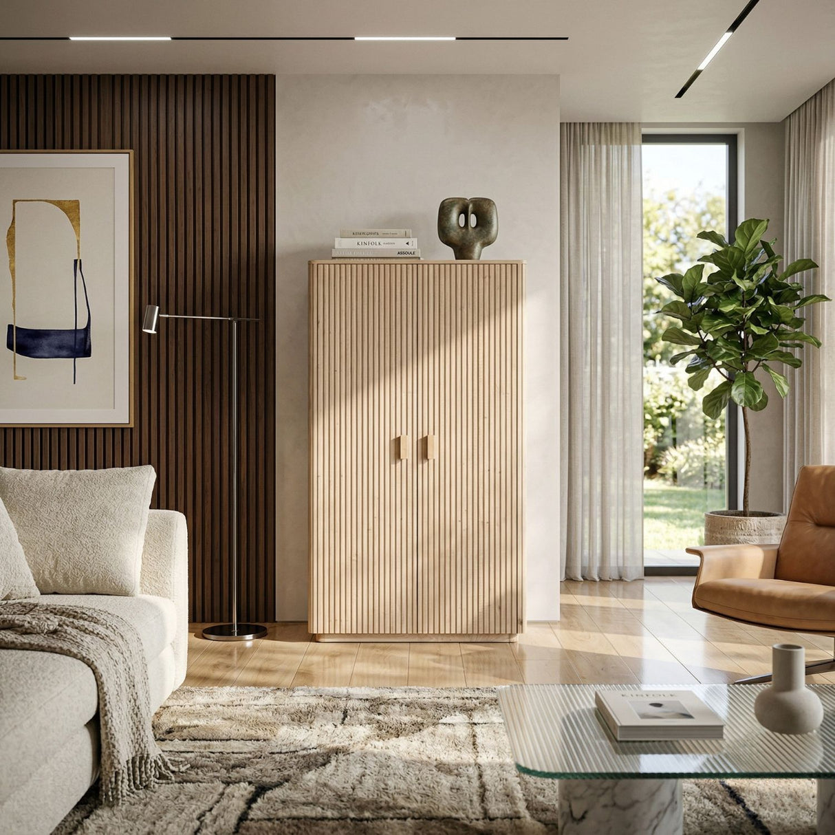 Oak 2-Door Cabinet | Oroa.com