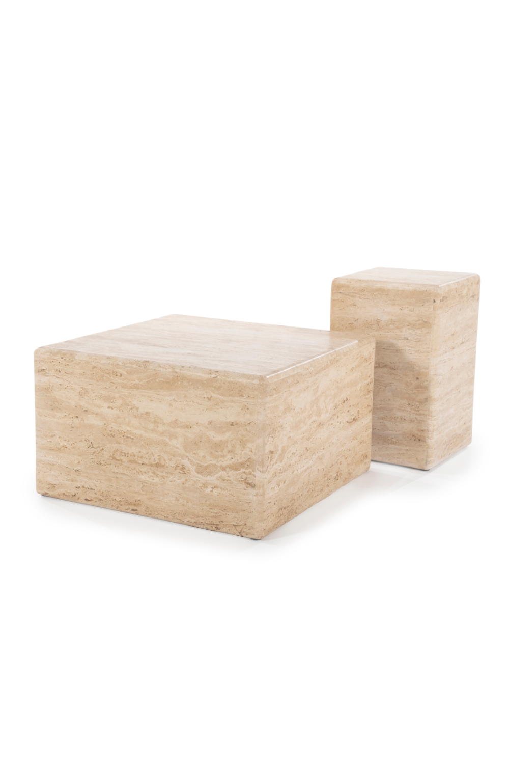 Square Travertine Coffee Table | Eleonora Donta | OROA.com