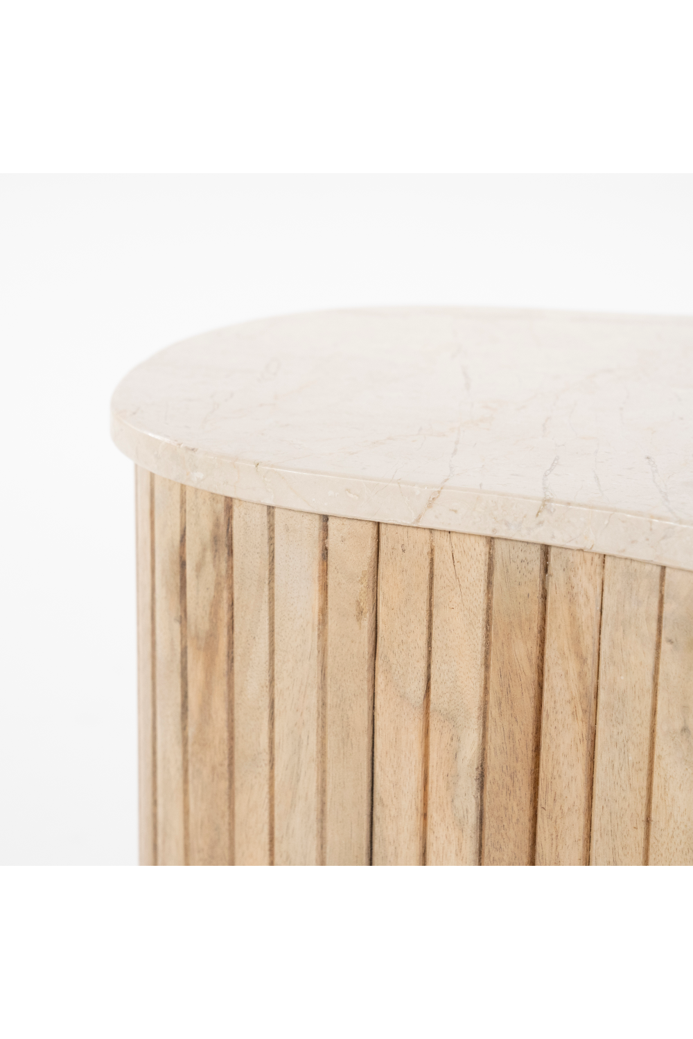 Fluted Mango Coffee Table S | Oroa.com