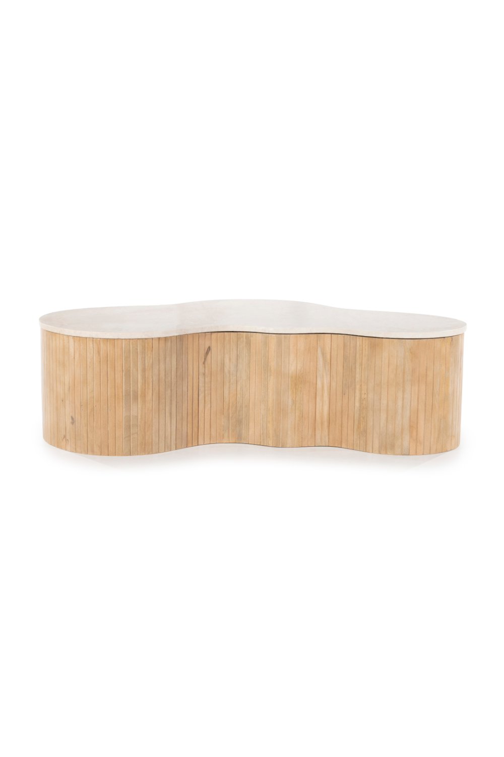 Fluted Mango Coffee Table S | Eleonora Kira | OROA.com
