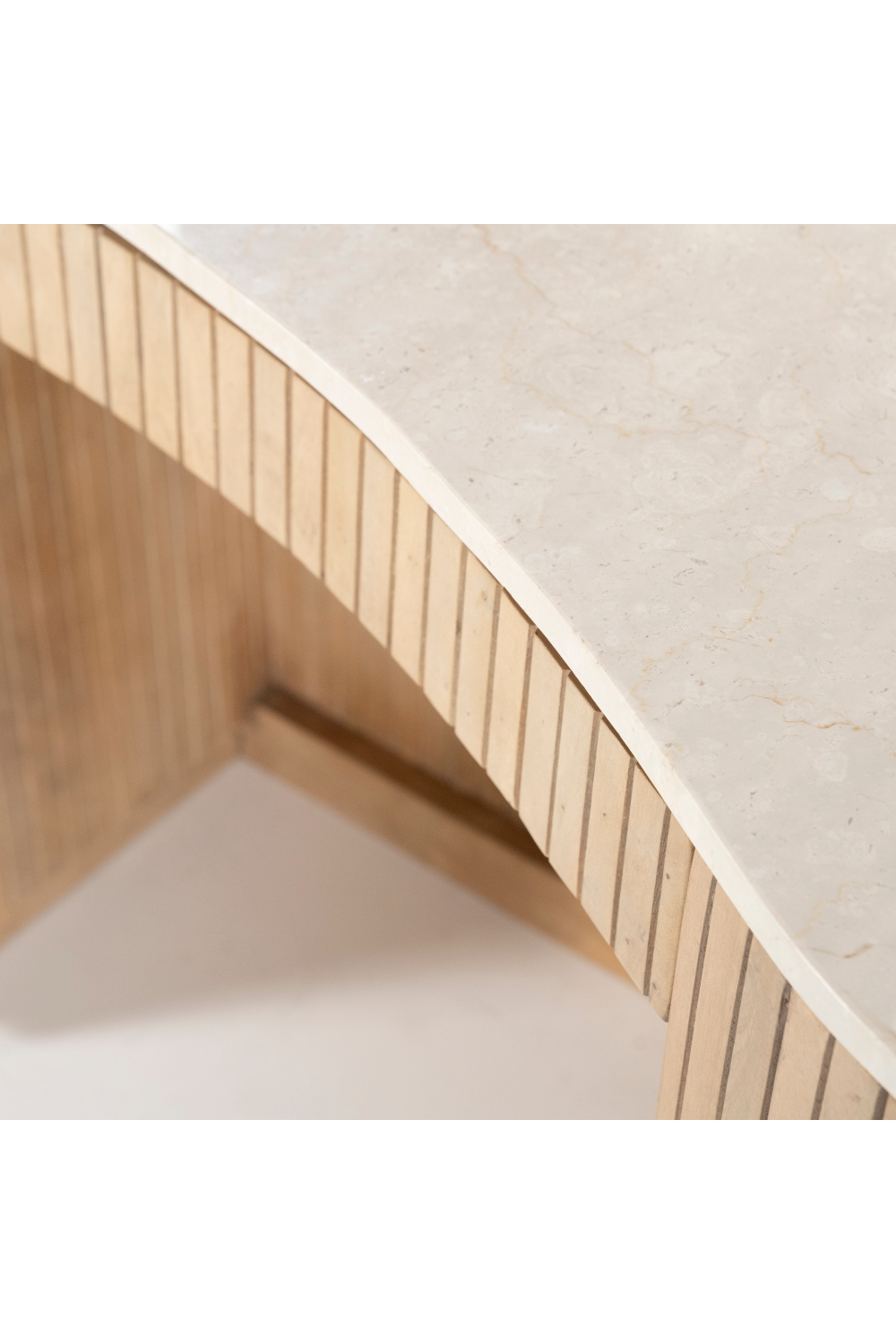 Organic Shape Marble Desk | Oroa.com