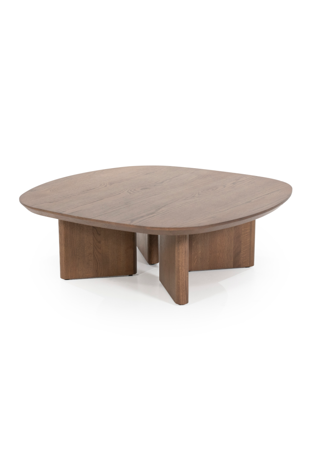 Brown Varnished Oak Coffee Table | Oroa.com