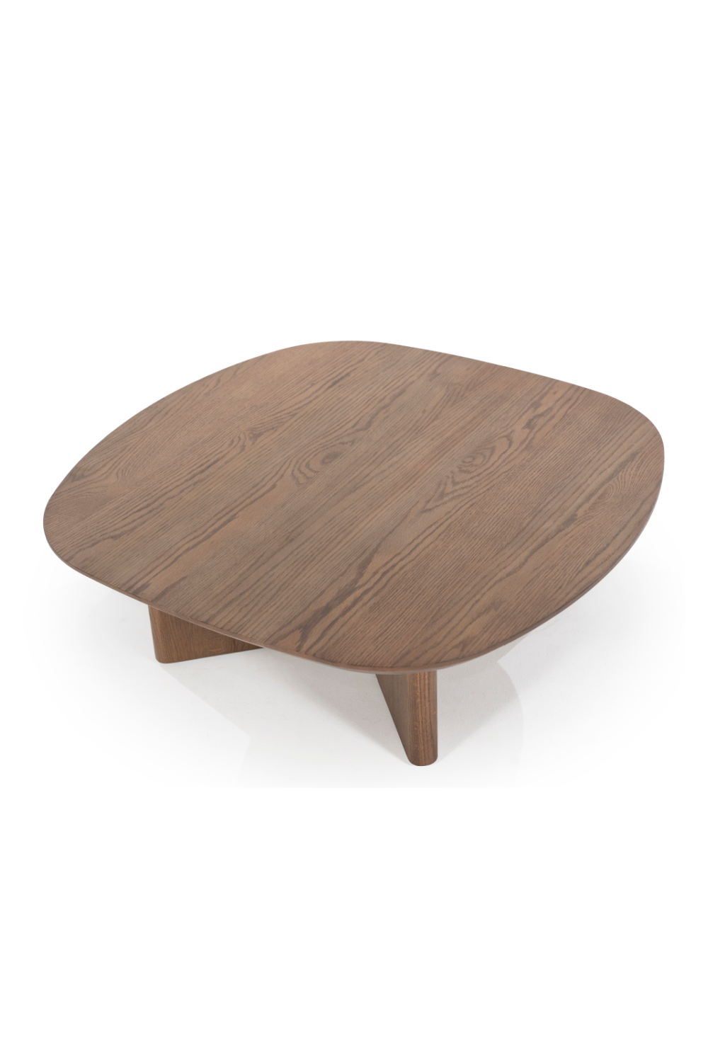 Brown Varnished Oak Coffee Table | Eleonora Stef | OROA.com