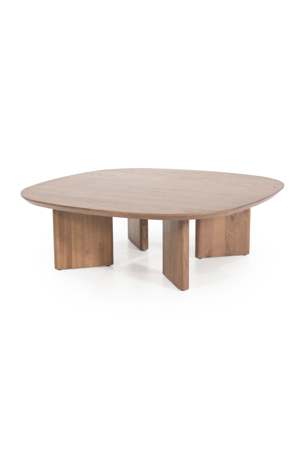 Brown Varnished Oak Coffee Table | Eleonora Stef | OROA.com