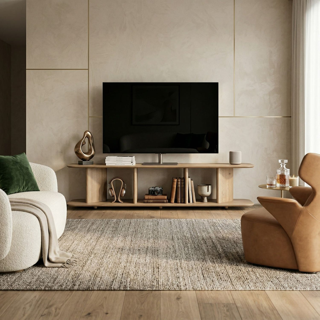 Lacquered Oak TV Cabinet | Oroa.com