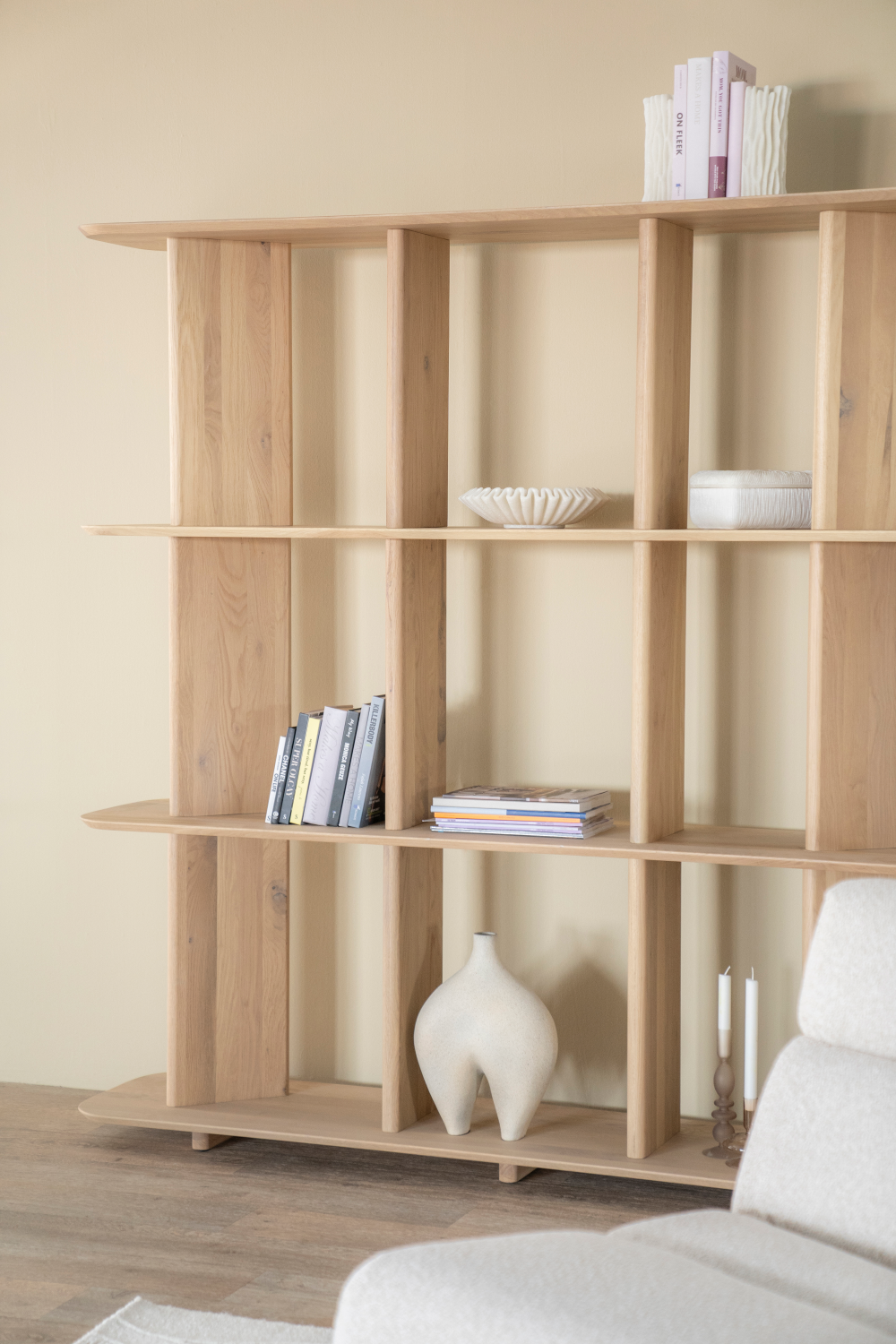 Oak Shelf Wall Cabinet | Eleonora Ty | OROA.com