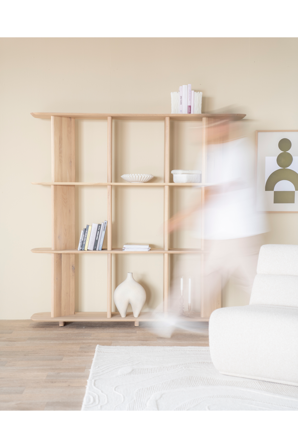 Oak Shelf Wall Cabinet | Eleonora Ty | OROA.com