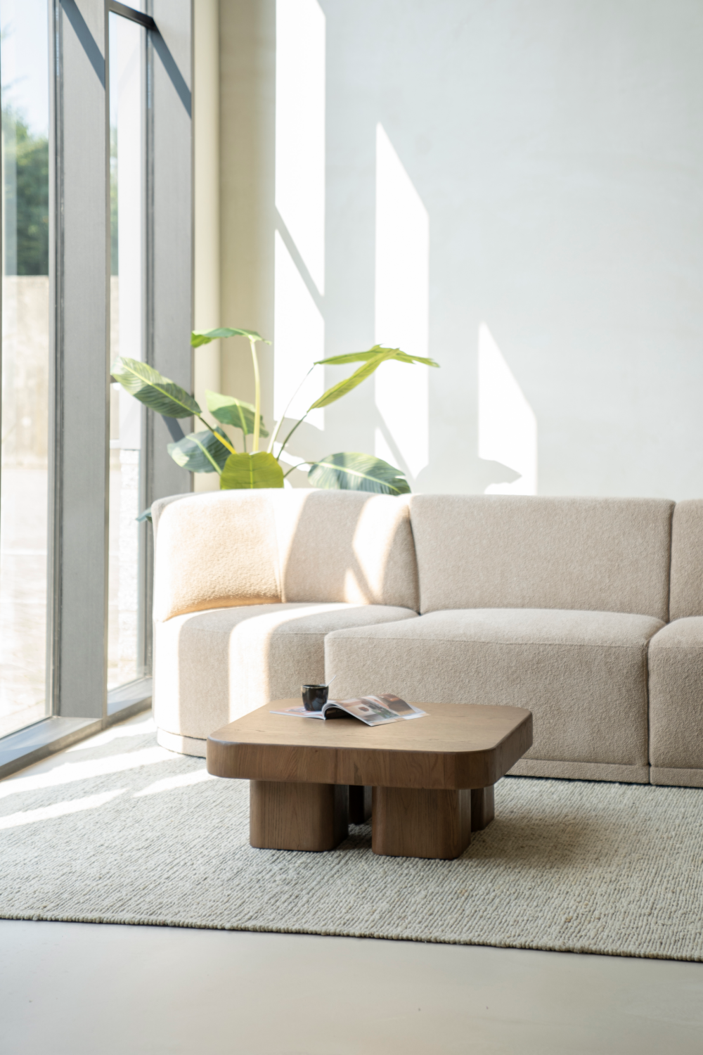Square Oak Coffee Table | Oroa.com