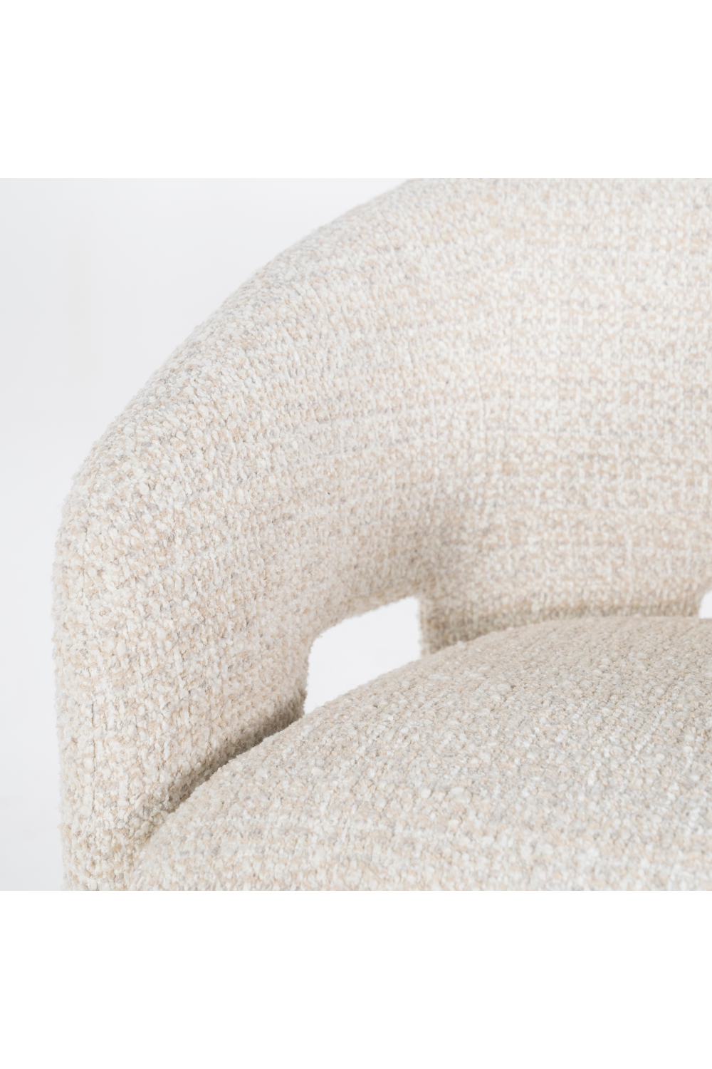 Curved Back Lounge Dining Chair | Oroa.com