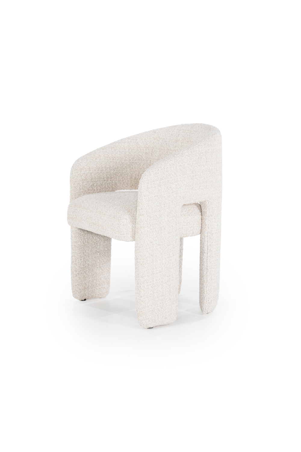 Curved Back Lounge Dining Chair | Oroa.com