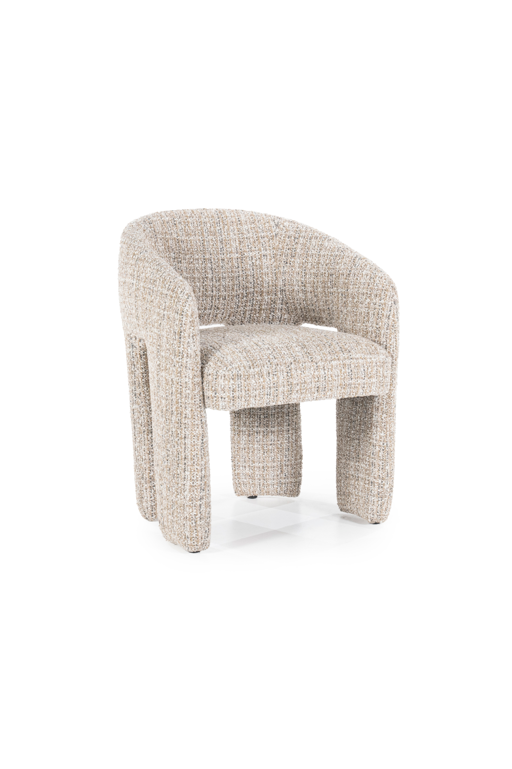Curved Back Lounge Dining Chair | Eleonora Hamilton | OROA.com