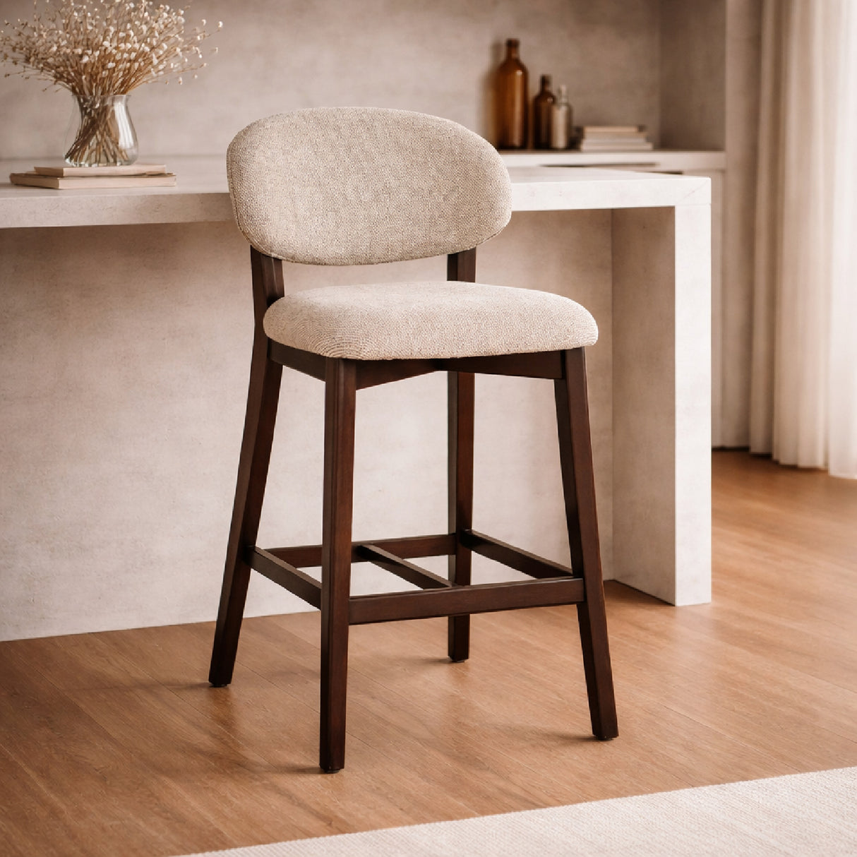 Oak Framed Bar Chair | Oroa.com